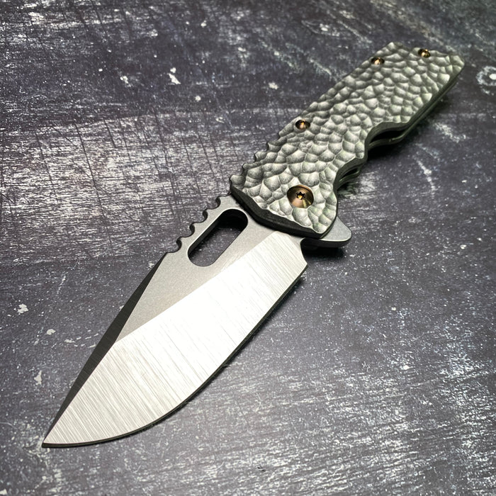 Mark 2 Large - Hammered Ti Drop Point