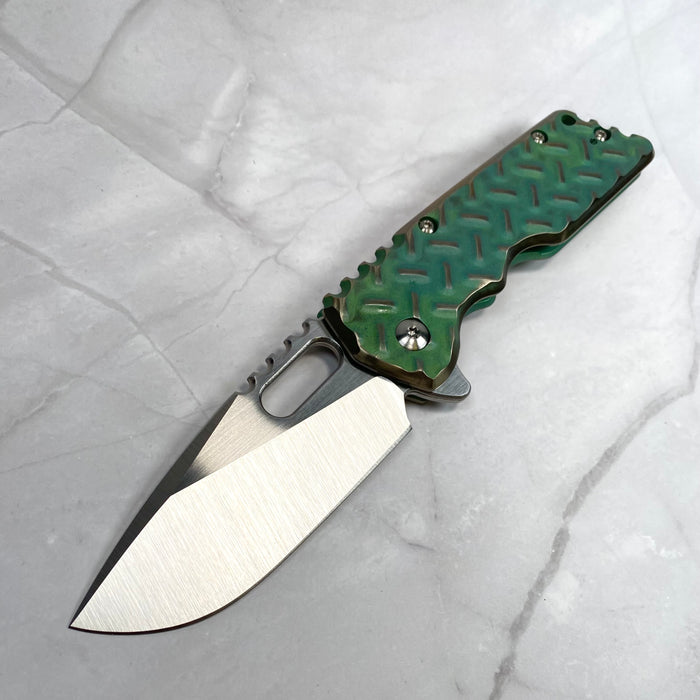 Mark 2 Large - "Naval Bronze Patina" Ti Treadplate