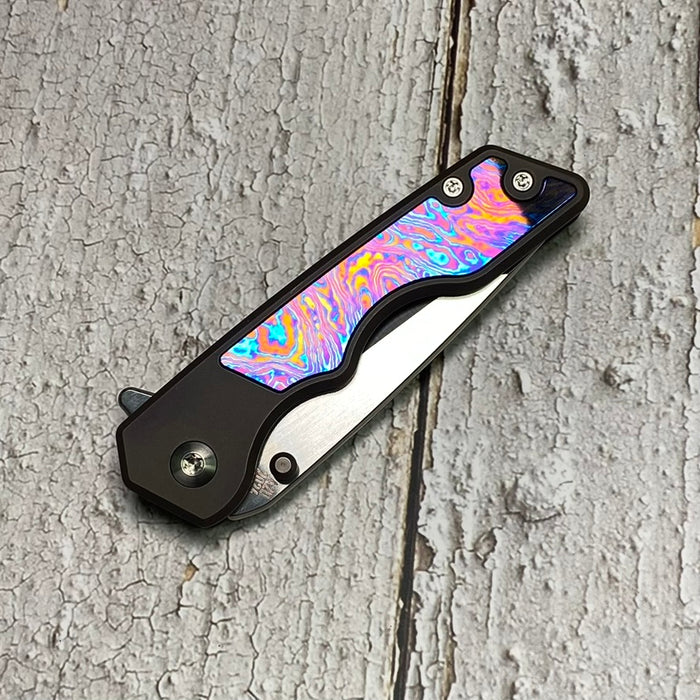 MARK 3 SMALL - Bolstered Timascus Inlay Tanto