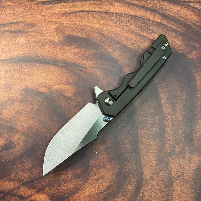 MARK 3 SMALL - Blackened Ti - Bolstered Timascus Inlay