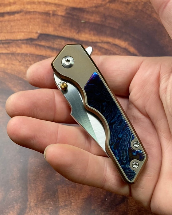 MARK 3 SMALL - Bronzed Anno - Bolstered Timascus Inlay