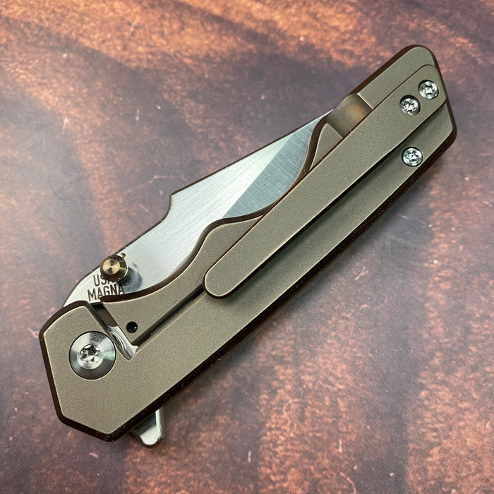 MARK 3 SMALL - Bronzed Anno - Bolstered Timascus Inlay