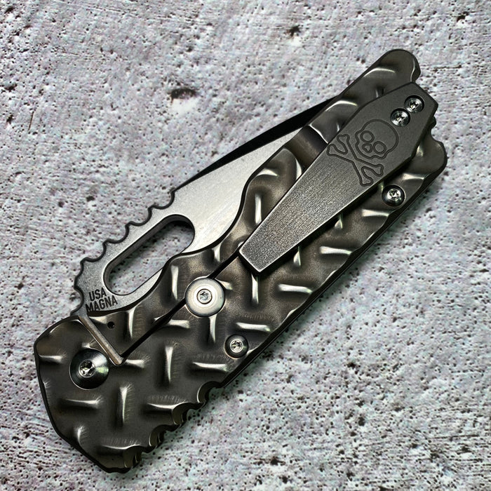 Mark 2 Large - Titanium Treadplate Batwing