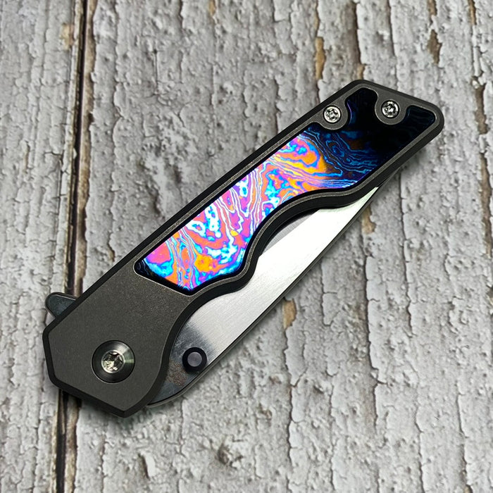 MARK 3 SMALL - Bolstered Timascus Inlay Tanto