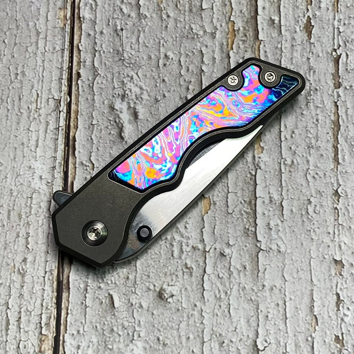 MARK 3 SMALL - Bolstered Timascus Inlay Tanto