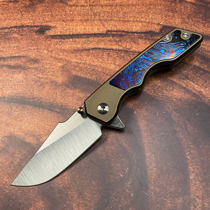 MARK 3 SMALL - Bronzed Anno - Bolstered Timascus Inlay