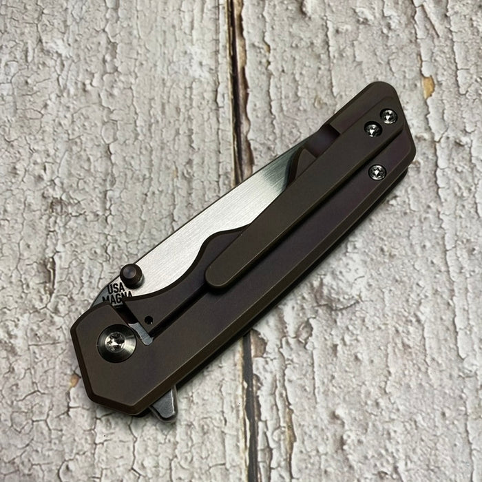 MARK 3 SMALL - Bolstered Timascus Inlay Tanto