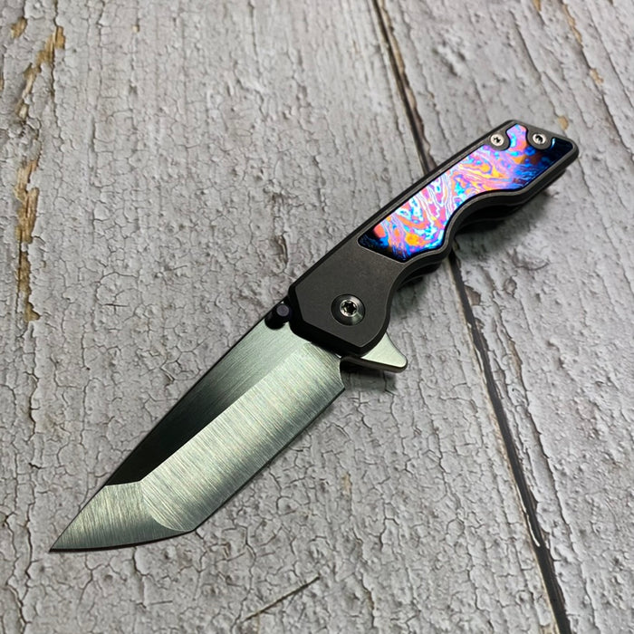 MARK 3 SMALL - Bolstered Timascus Inlay Tanto