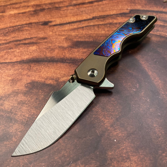 MARK 3 SMALL - Bronzed Anno - Bolstered Timascus Inlay