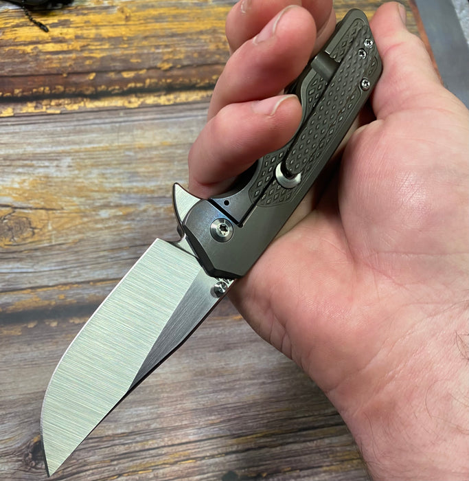 Mark 3 Medium - Tumbled and Bronzed Ti M16 Grip.
