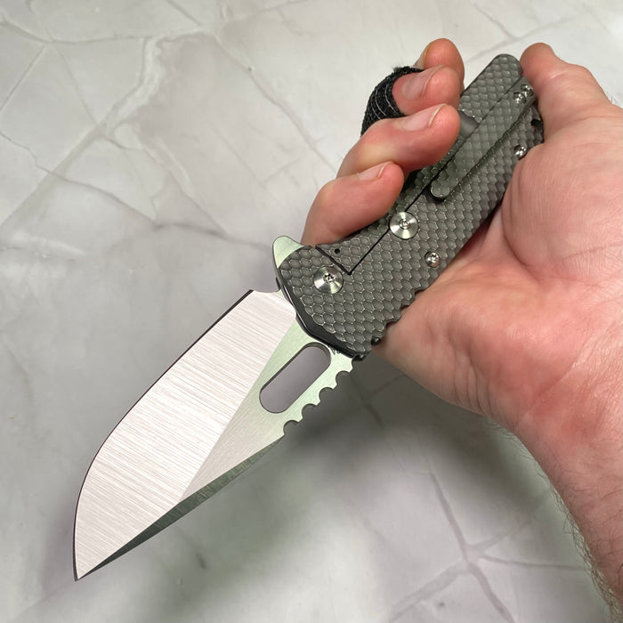 Mark 2 Large - Contoured Double Divot Drop Point