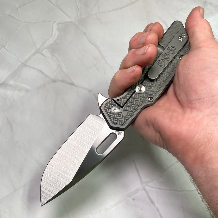 Mark 1 Large - Celtic Knots Drop Point