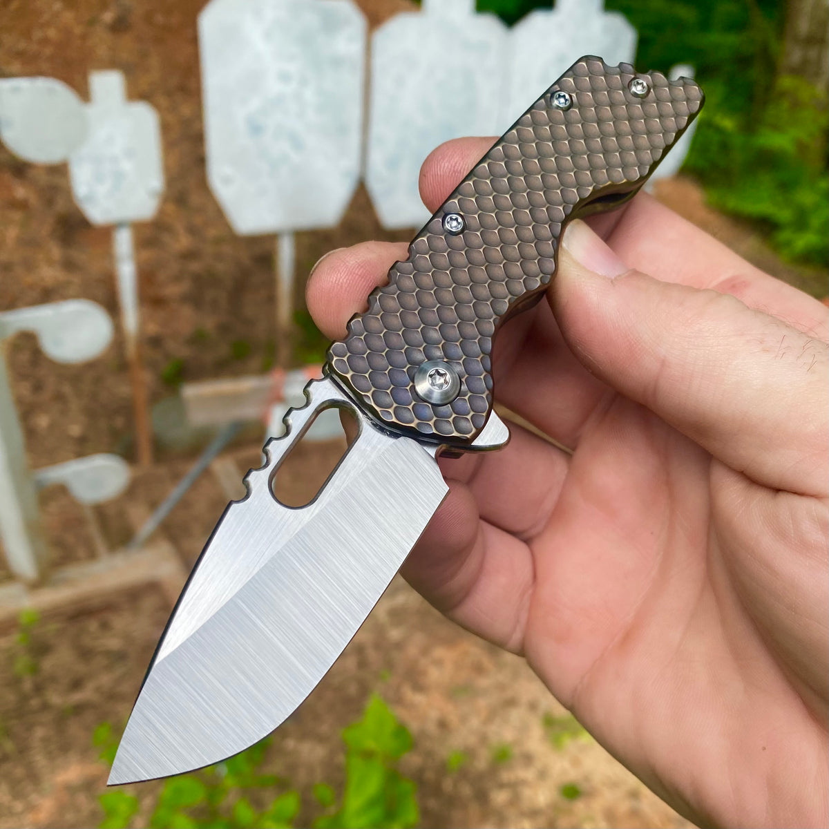 Mark 2 Small - Double Divot Drop Point — Attn 2 Detail Mercantile