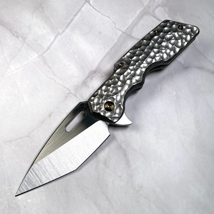 Mark 1 Medium - Hammered Drop Point