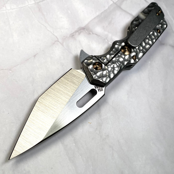 Mark 1 Medium - Hammered Drop Point