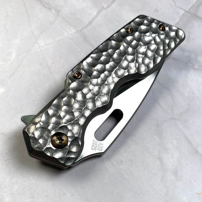 Mark 1 Medium - Hammered Drop Point
