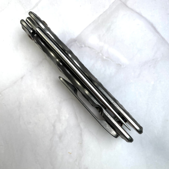 Mark 1 Medium - Hammered Drop Point