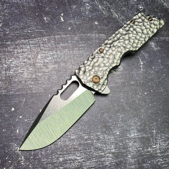 Mark 2 Large - Hammered Ti Drop Point