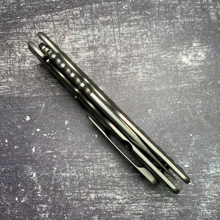 Mark 2 Large - Hammered Ti Drop Point