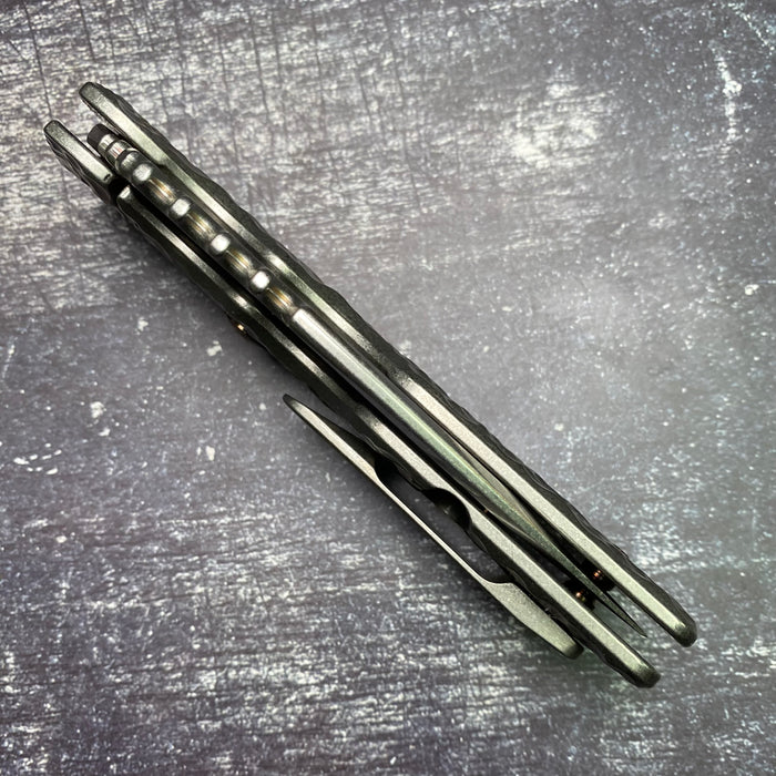Mark 2 Large - Hammered Ti Batwing