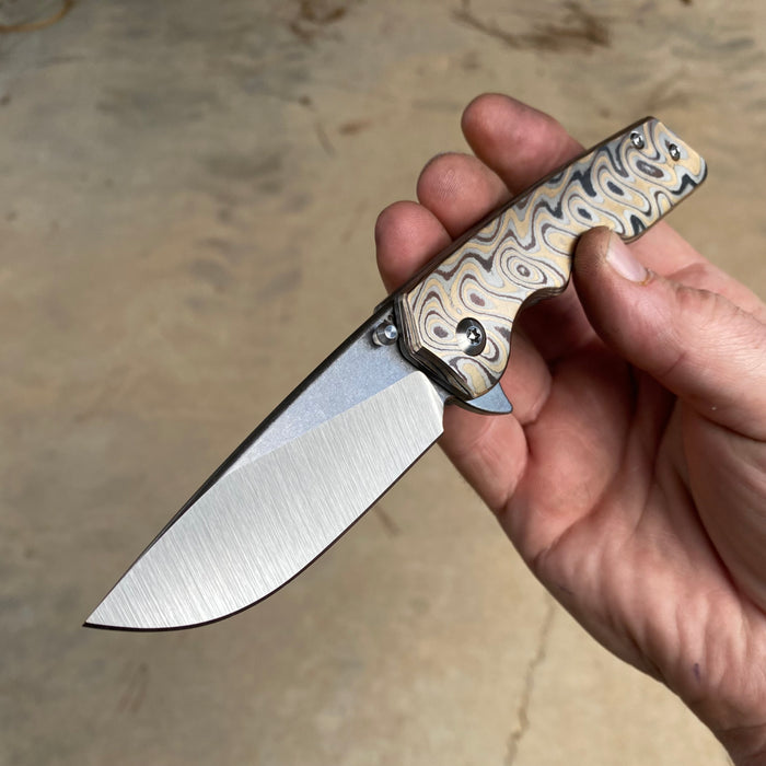 Mark 3 Medium - Liner Lock - "Zircume"