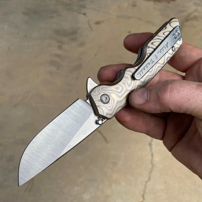 Mark 3 Medium - Liner Lock - "Zircume"