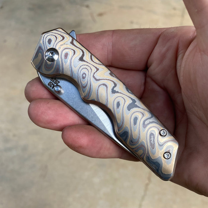 Mark 3 Medium - Liner Lock - "Zircume"