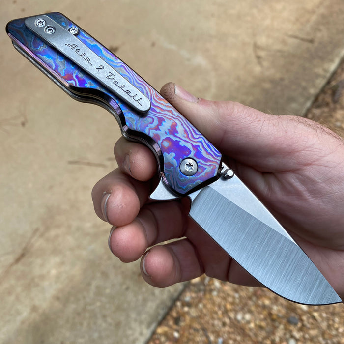 Mark 3 Medium - Liner Lock - 4-Alloy Zircuti