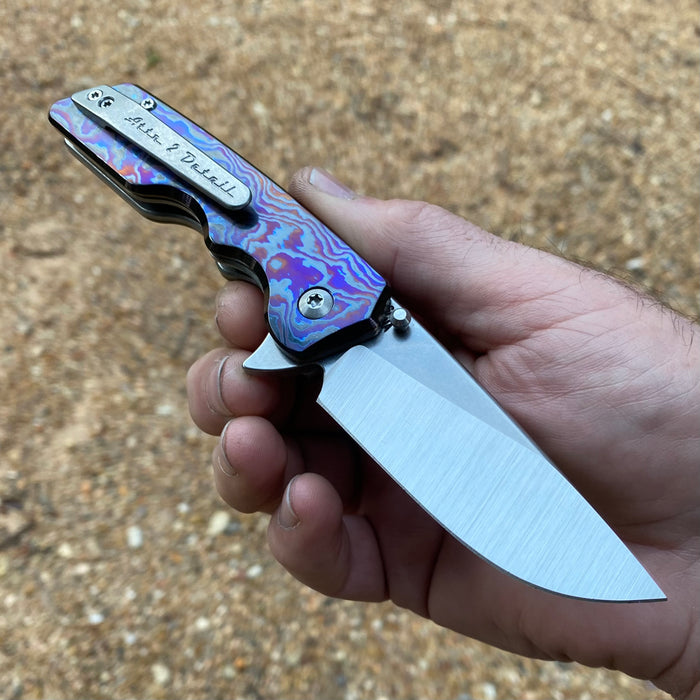 Mark 3 Medium - Liner Lock - 4-Alloy Zircuti