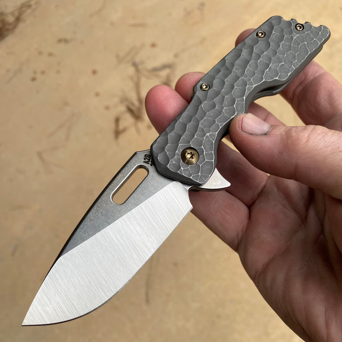 Mark 1 Medium - Hammered Drop Point