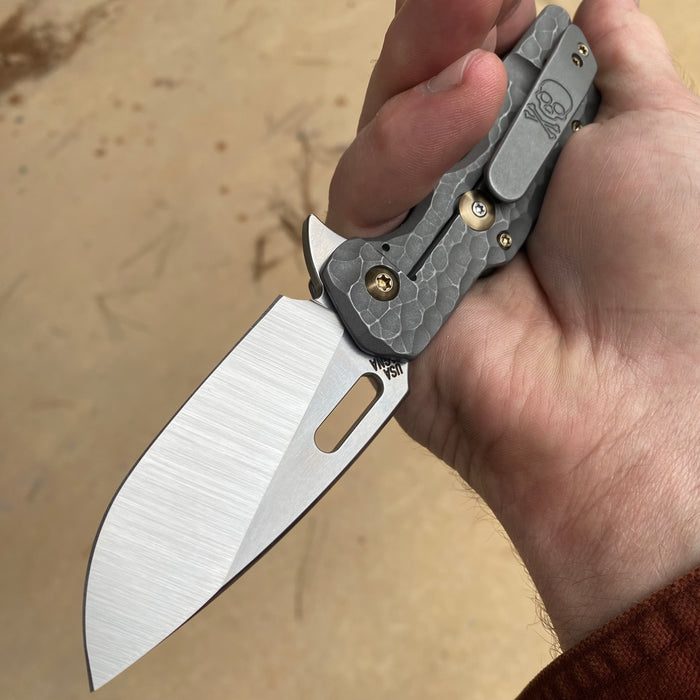 Mark 1 Medium - Hammered Drop Point