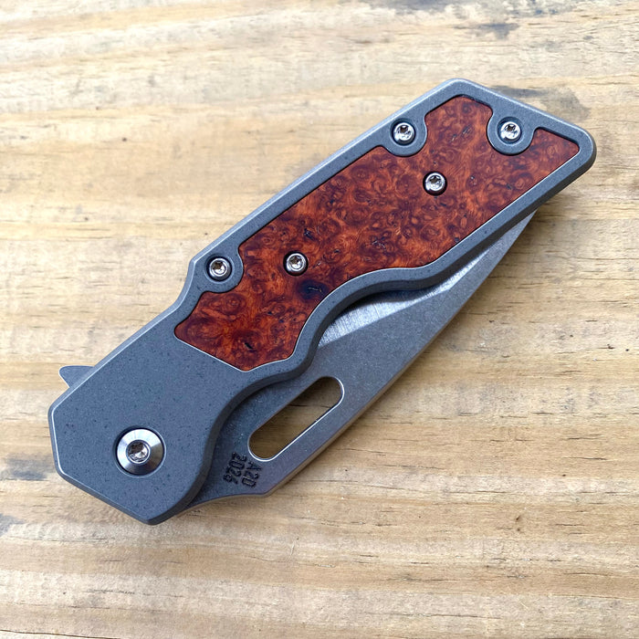 Mark 1 Medium - Thuya Burl Inlay