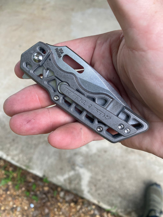 GEN4 Mark 1 Medium - Greywashed Voronoi Skelly