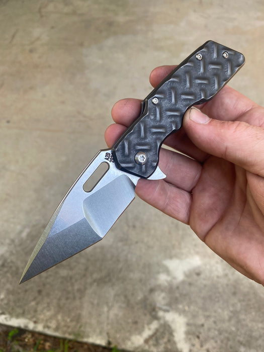 GEN4 Mark 1 Medium - Blackened Ti Treadplate - "Batwing"