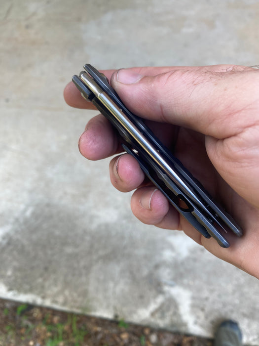 GEN4 Mark 1 Medium - Blackened Ti Treadplate - "Batwing"