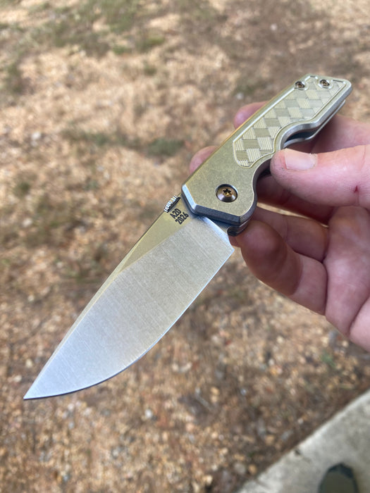 GEN4 Mark 3 Medium - Basketweave "Inlay" Brightwash Ti