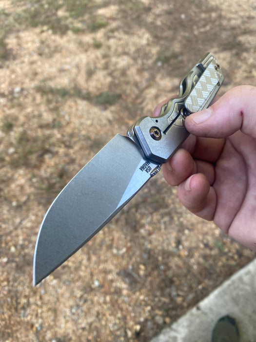 GEN4 Mark 3 Medium - Basketweave "Inlay" Brightwash Ti