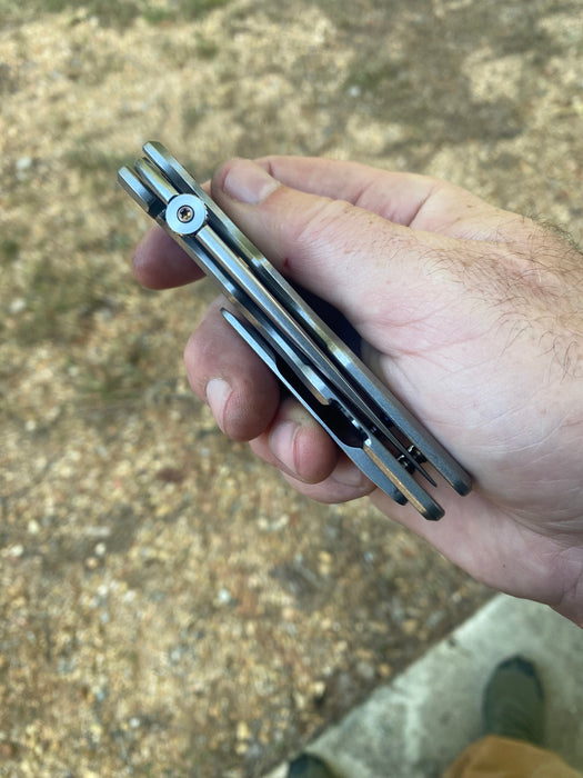 GEN4 Mark 3 Medium - Basketweave "Inlay" Brightwash Ti