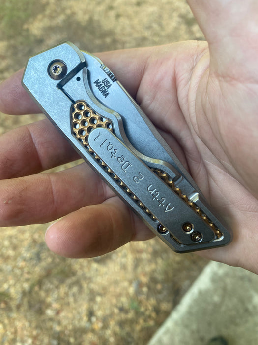 GEN4 Mark 3 Medium - Bronze Tech Screen Inlay - Brightwash Ti