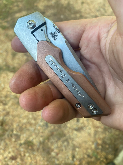 GEN4 Mark 3 Medium - Bolster Lock - Copper Scales - Brightwash Ti