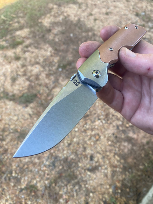 GEN4 Mark 3 Medium - Bolster Lock - Copper Scales - Brightwash Ti