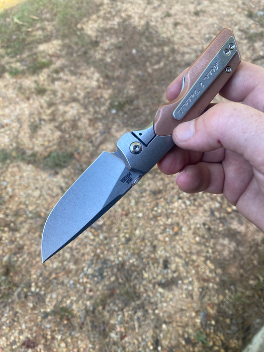 GEN4 Mark 3 Medium - Bolster Lock - Copper Scales - Brightwash Ti