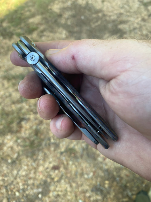 GEN4 Mark 3 Medium - Bolster Lock - 80's CC Scales - Brightwash Ti