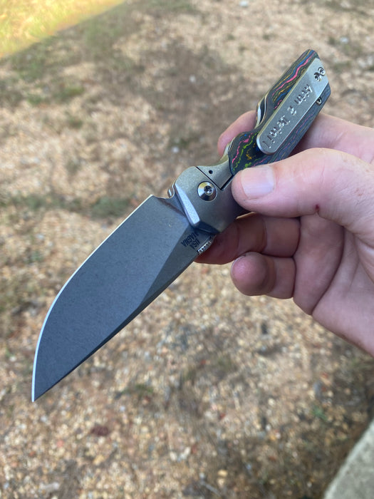 GEN4 Mark 3 Medium - Bolster Lock - 80's CC Scales - Brightwash Ti