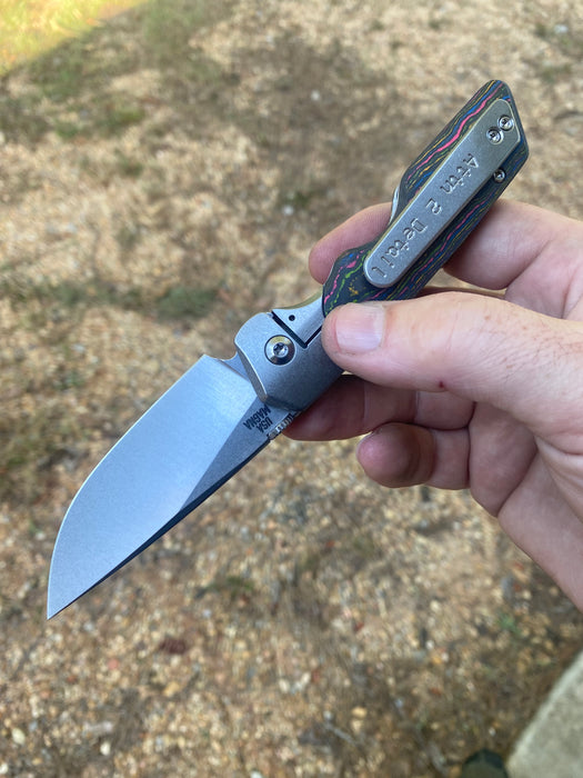 GEN4 Mark 3 Medium - Bolster Lock - 80's CC Scales - Brightwash Ti