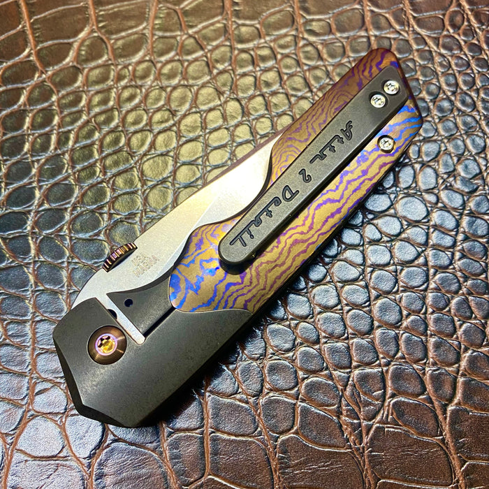 GEN4 Mark 3 Medium - Bolster Lock - Nichols MokuTi Scales