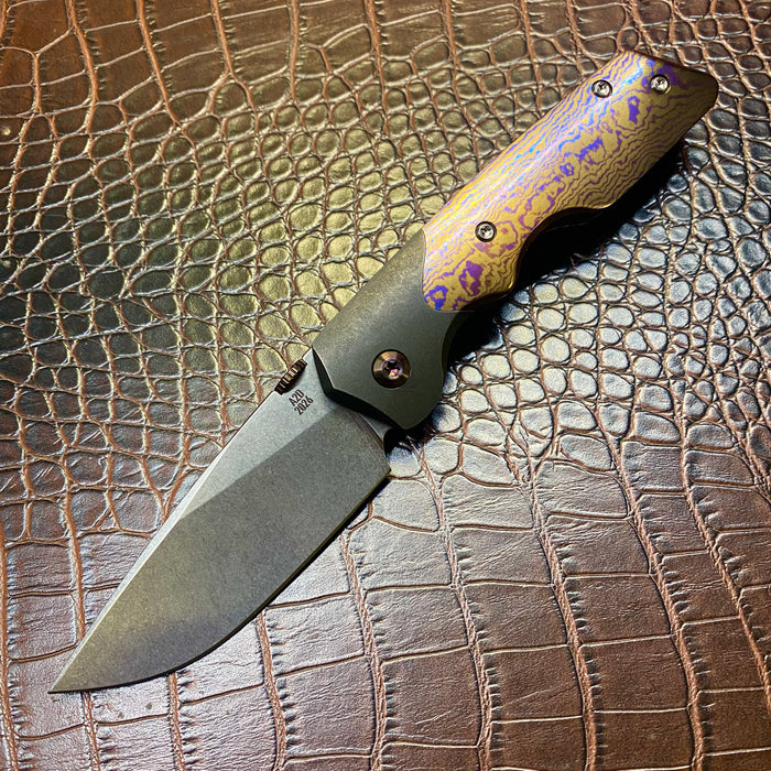 GEN4 Mark 3 Medium - Bolster Lock - Nichols MokuTi Scales