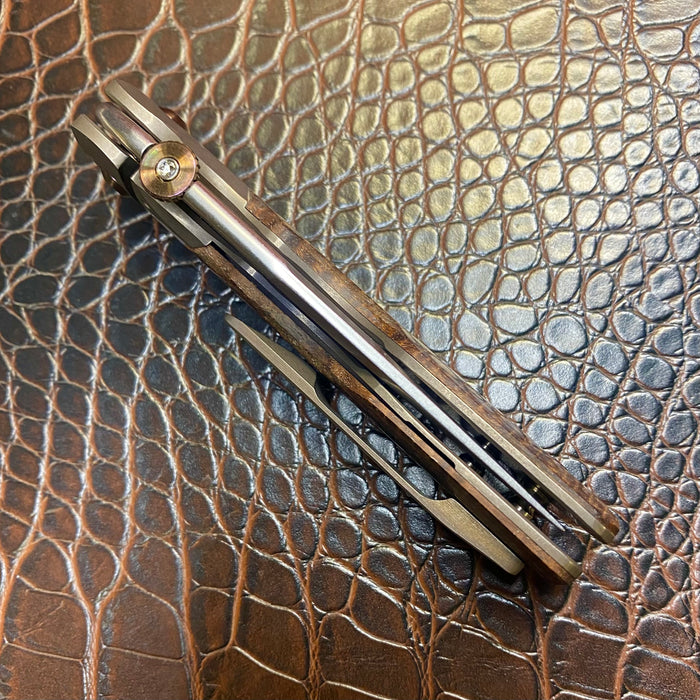 GEN4 Mark 3 Medium - Bolster Lock - Polished Koa Scales