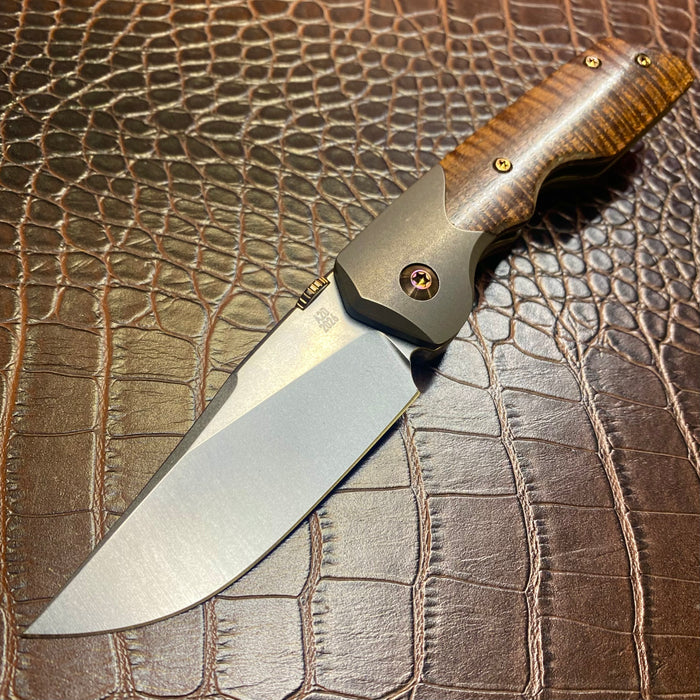 GEN4 Mark 3 Medium - Bolster Lock - Polished Koa Scales