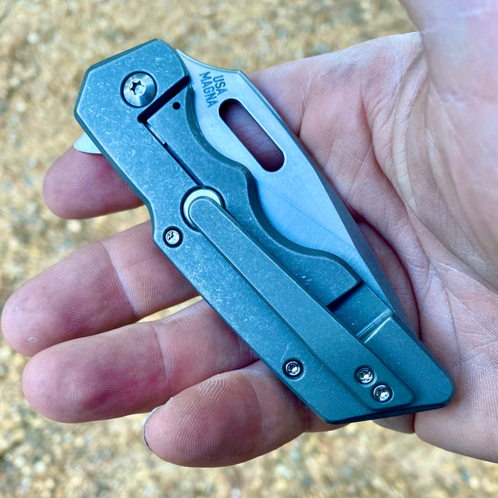 GEN4 Mark 1 Medium - Slim, Contoured Plain Jane - Drop Point